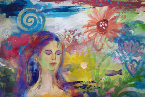 Graphic for webinar event on psychedelics and end of life care